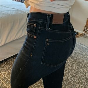Madewell 9" high rise skinny jeans
